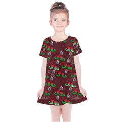 Elves Jingle Kids  Simple Cotton Dress by bloomingvinedesign