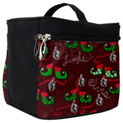 Elves Jingle Make Up Travel Bag (big) by bloomingvinedesign