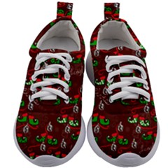 Elves Jingle Kids Athletic Shoes by bloomingvinedesign