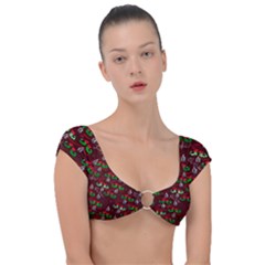 Elves Jingle Cap Sleeve Ring Bikini Top