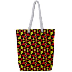 Rby 77 Full Print Rope Handle Tote (small) by ArtworkByPatrick