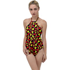 Rby 77 1 Go With The Flow One Piece Swimsuit by ArtworkByPatrick