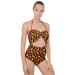 Rby 77 1 Scallop Top Cut Out Swimsuit by ArtworkByPatrick