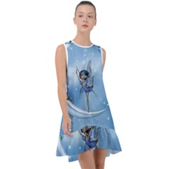 Little Fairy Dancing On The Moon Frill Swing Dress by FantasyWorld7