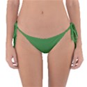 Pepe The Frog Smug face with smile and hand on chin meme Kekistan all over print green Reversible Bikini Bottom View1