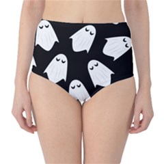 Ghost Halloween Pattern Classic High-waist Bikini Bottoms by Amaryn4rt