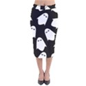 Ghost Halloween Pattern Velvet Midi Pencil Skirt View1