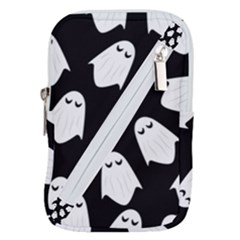 Ghost Halloween Pattern Belt Pouch Bag (small) by Amaryn4rt