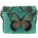 Butterfly Background Vintage Old Grunge Buckle Messenger Bag View3