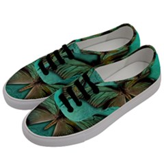 Butterfly Background Vintage Old Grunge Men s Classic Low Top Sneakers by Amaryn4rt