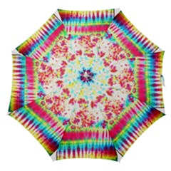 Pattern Decorated Schoolbus Tie Dye Straight Umbrellas by Amaryn4rt