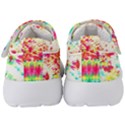 Pattern Decorated Schoolbus Tie Dye Kids  Velcro Strap Shoes View4