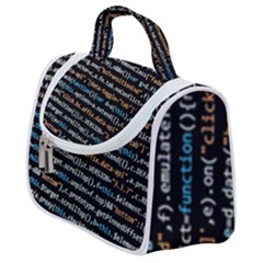 Close Up Code Coding Computer Satchel Handbag by Amaryn4rt