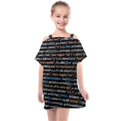 Close Up Code Coding Computer Kids  One Piece Chiffon Dress by Amaryn4rt