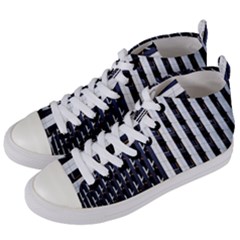 Architecture Building Pattern Women s Mid-top Canvas Sneakers by Amaryn4rt