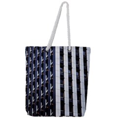 Architecture Building Pattern Full Print Rope Handle Tote (large) by Amaryn4rt