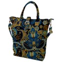 Retro Ethnic Background Pattern Vector Buckle Top Tote Bag View1