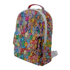 Sakura Cherry Blossom Floral Flap Pocket Backpack (large)