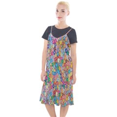 Sakura Cherry Blossom Floral Camis Fishtail Dress