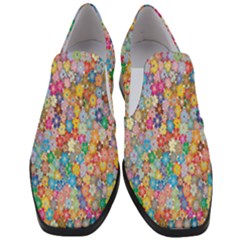 Sakura Cherry Blossom Floral Women Slip On Heel Loafers by Amaryn4rt