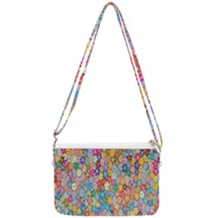 Sakura Cherry Blossom Floral Double Gusset Crossbody Bag