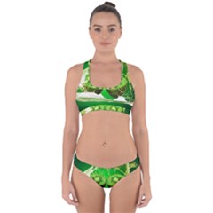 Kiwi Fruit Vitamins Healthy Cut Cross Back Hipster Bikini Set by Amaryn4rt