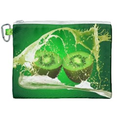 Kiwi Fruit Vitamins Healthy Cut Canvas Cosmetic Bag (xxl)