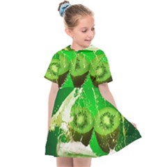 Kiwi Fruit Vitamins Healthy Cut Kids  Sailor Dress by Amaryn4rt