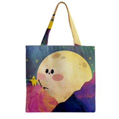 Luna Grande Zipper Grocery Tote Bag by Mjdaluz