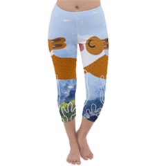 Underwaterdog Capri Winter Leggings  by Mjdaluz