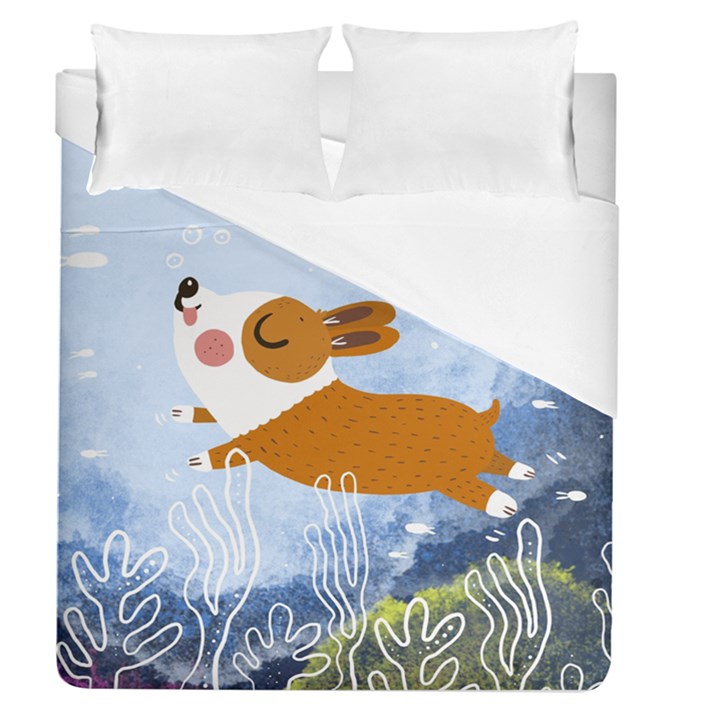 Underwaterdog Duvet Cover (Queen Size)