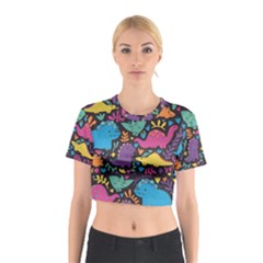 Dino Cute Cotton Crop Top by Mjdaluz