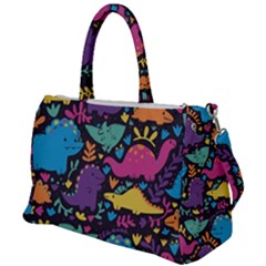 Dino Cute Duffel Travel Bag by Mjdaluz