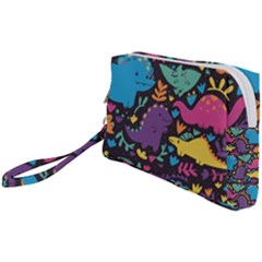 Dino Cute Wristlet Pouch Bag (small) by Mjdaluz