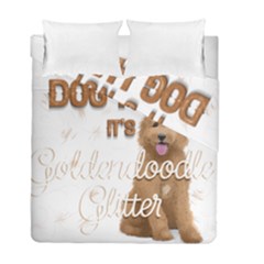 Golden Doodle Apparel Duvet Cover Double Side (full/ Double Size) by goldendoodle