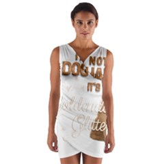 Golden Doodle Apparel Wrap Front Bodycon Dress