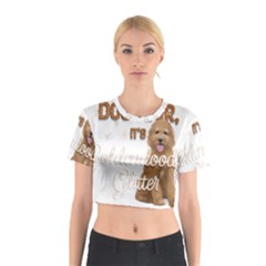 Golden Doodle Apparel Cotton Crop Top