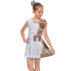 Golden Doodle Apparel Kids  Cap Sleeve Dress by goldendoodle