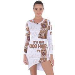 Golden Doodle Apparel Asymmetric Cut-out Shift Dress by goldendoodle