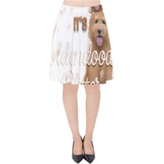 Golden Doodle Apparel Velvet High Waist Skirt