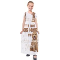 Golden Doodle Apparel Kids  Short Sleeve Maxi Dress by goldendoodle