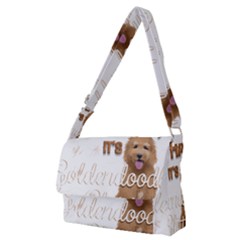 Golden Doodle Apparel Full Print Messenger Bag (m) by goldendoodle