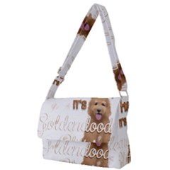 Golden Doodle Apparel Full Print Messenger Bag (l) by goldendoodle