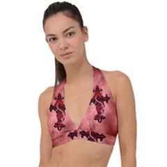 Awesome Chinese Dragon Halter Plunge Bikini Top by FantasyWorld7