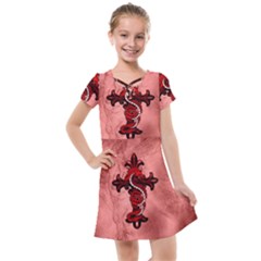 Awesome Chinese Dragon Kids  Cross Web Dress by FantasyWorld7