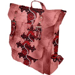 Awesome Chinese Dragon Buckle Up Backpack by FantasyWorld7