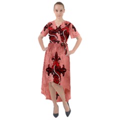 Awesome Chinese Dragon Front Wrap High Low Dress by FantasyWorld7