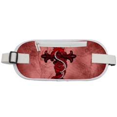 Awesome Chinese Dragon Rounded Waist Pouch by FantasyWorld7