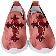 Awesome Chinese Dragon Kids  Slip On Sneakers by FantasyWorld7