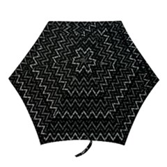 Chevrons Noir / Gris Mini Folding Umbrellas by kcreatif